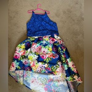 2 piece formal dress